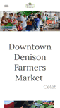 Mobile Screenshot of downtowndenisonfarmersmarket.com